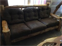 Cedar Log Frame Sofa & Chair