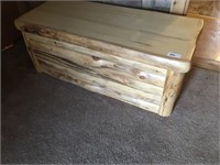 Cedar Blanket Box (46" W x19" x 18" T)