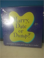 Marry date or dump game sealed in plastic