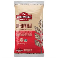 Arrowhead Mills Cereal Puffed Wheat 6 oz Bag 12pk