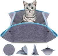 YioQio Deformable Felt Cat Beds for Indoor Cats