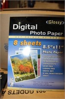 GLOSSY - DIGITAL PHOTO PAPER 8.5" X 11"