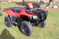 2022 HONDA RUBICON 520 4WD ATV - ONLY 7KMS