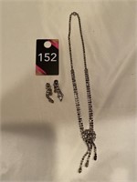 R S Necklace & Earrings