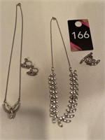 Vintage Sterling Silver Necklaces & Earrings