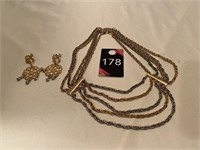 Napier Earrings & Necklace