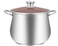 Stainless Steel Stockpot with Steam Basket