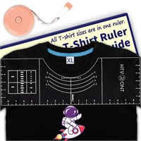 Tshirt Ruler Guide for Vinyl Alignment