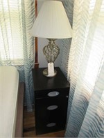 3 Drawer File Cabinet w/ Key & Lamp