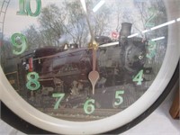 Train Clock, Sunbeam Thermometer, & JD Picture