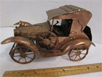 Vintage Look Copper Antique Car Music Box