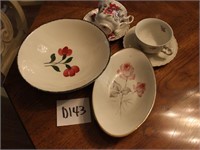 Floral Cups & Dishes