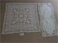 Lace Table Cloth & Runner