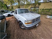 1995 Whi Ford F150   No Battery