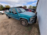 1995 Green Chevy C/K 1500 Series No Battery