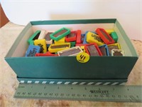 Box of Arthur Treacher's Seafood Clickers