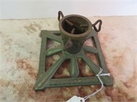 Vintage Cast Iron Square Christmas Tree Stand