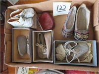 Flat of Doll/Baby Shoes; Small Purse