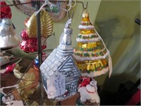 Church & Tree Ornaments