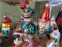 Soldier & Santa Gnome Ornaments