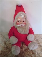 Vintage Stuffed Musical Santa Figure