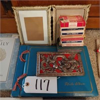 Photo album, Double frame, playing cards