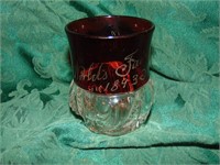 1893 World's Fair Ruby Flash Glass