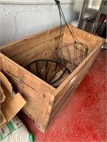 Wooden Crate & Plant Holder