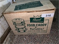 Regal Aluminum Food Caddy