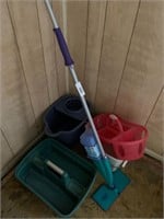 Cleaning Mop; Buckets & Caddy