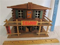 Wood Model of a Western Saloon
