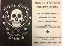 $50 Gift Certificate for McKee Tattoo