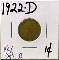 1922D Lincoln wheat Cent