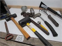 job lot of tools,