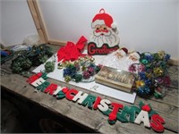 Assortment of christmas decorations