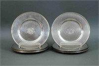SET OF (11) GORHAM STERLING SMALL PLATES