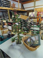 2' tall Country Christmas Tree, Basket, +