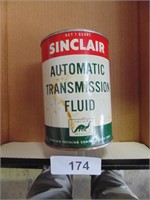 Sinclair Automatic Transmission Fluid Can - Full