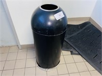 Lot  of a Trash Can and 2 Floor Mats