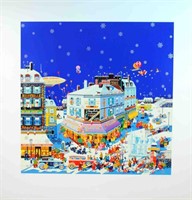 HIRO YAMAGATA SERIGRAPH - SNOW CASTLE II