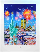 HIRO YAMAGATA SERIGRAPH - HAPPY BIRTHDAY LIBERTY