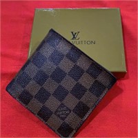 Vuitton men’s DAMIER wallet WITH COIN flap