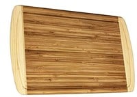 Bamboo Wood Cutting Board with Juice Grooves