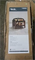 Style Selections fire pit oil red bronze finish