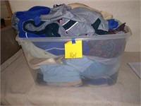 Tote full of clothes