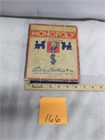 Vintage monopoly game pieces,no board