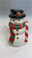 11in Snowman with Candy Cane