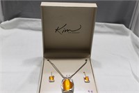 KIM ROGERS BOXED SET - SILVER AND HONEY