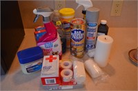 Box Lot of Cleaning Supplies