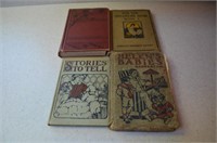 Lot of 4 1900's Children & History Books